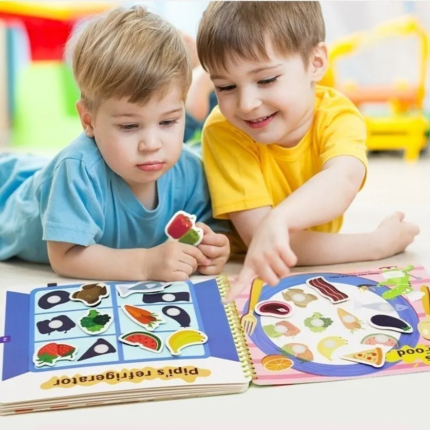 🔥Keep Your Kids Away From Electronics - Early Education Enlightenment Quiet Sticker Toy